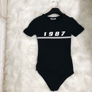 Zara | Black Bodysuit